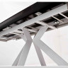Стол BELLUNO 160 MARBLES KL-99 Белый мрамор матовый итальянская керамика/ белый каркас заказать по цене 99 320 руб. в Уфе
