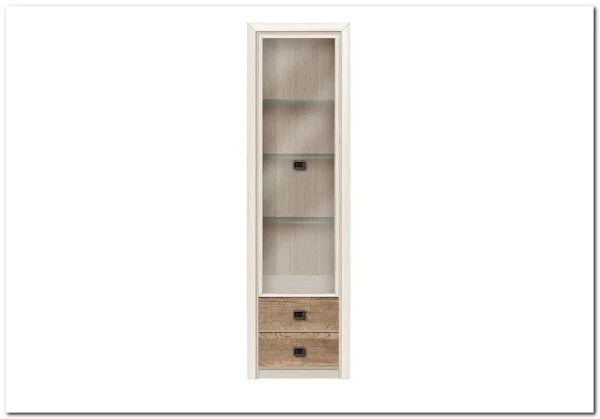 Витрина Koen REG1W2S ясень снежный BRW заказать по цене 15 930 руб. в Уфе