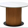 Стол MESA D120 цвет БЕЛЫЙ МРАМОР M326 / Каркас OAK, DISAUR заказать по цене 68 300 руб. в Уфе