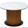 Стол MESA D120 цвет БЕЛЫЙ МРАМОР M326 / Каркас OAK, DISAUR заказать по цене 68 300 руб. в Уфе