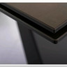 Стол обеденный Signal DIUNA Ceramic 160 раскланой (Ossido Bruno коричневый/черный мат) заказать по цене 156 634 руб. в Уфе